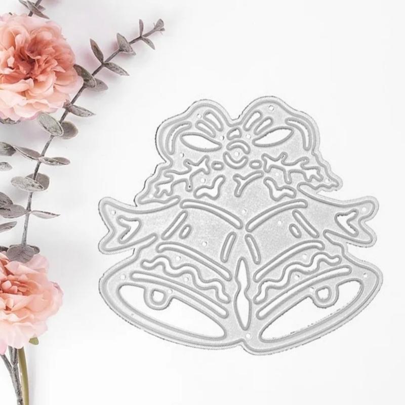 Christmas Double Bell Carbon Steel Cutting Dies DIY Scrapbooking Photo Album