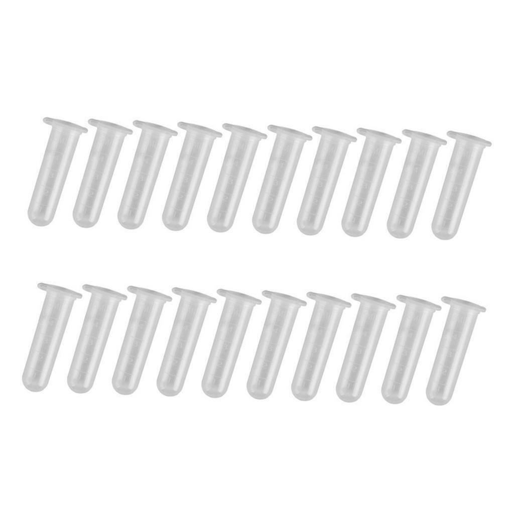 Set of 20 5ml Centrifuge Test Tubes  Makeup Containers Vials