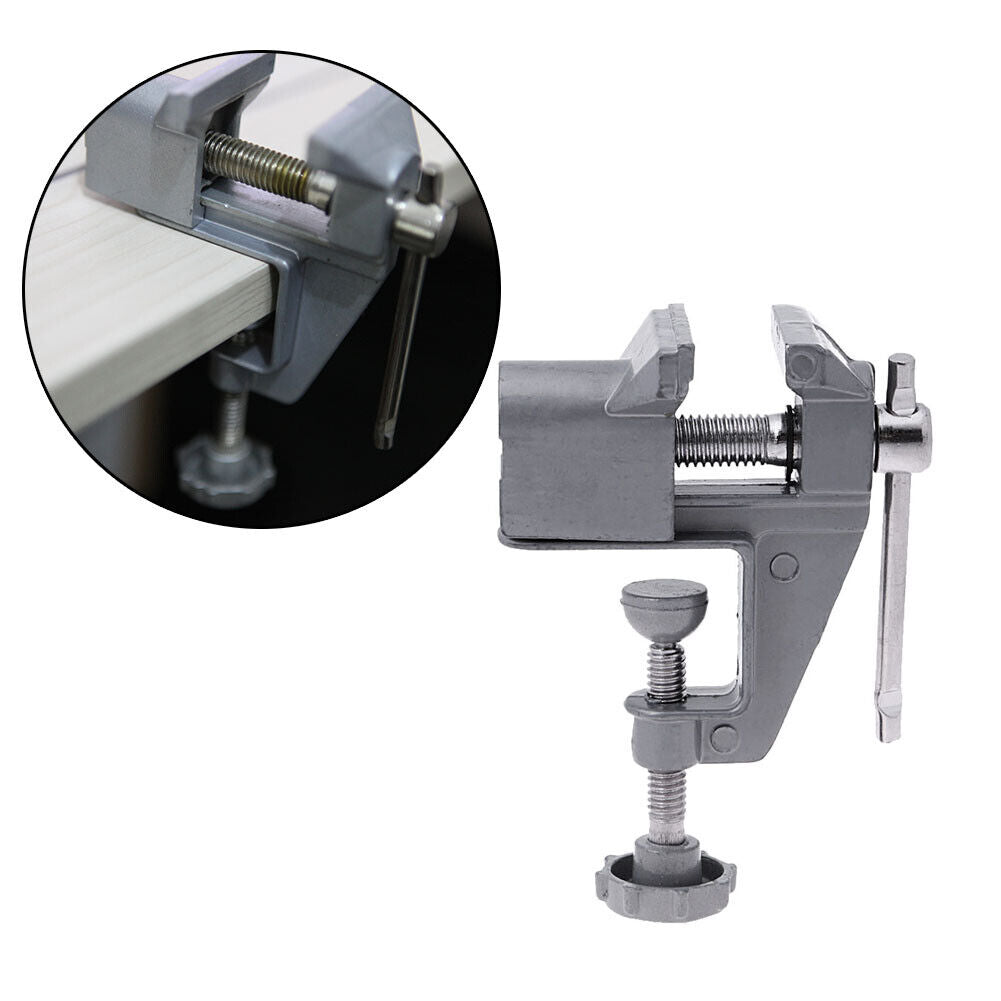 30mm Mini Table Vice Bench Clamp Screw Vise for DIY Craft Electric Drill