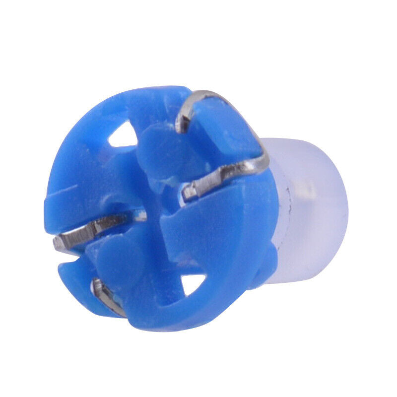 10pcs Blue Neo Wedge 1 SMD Car LED Bulbs T3 Instrument Climate Control Lights