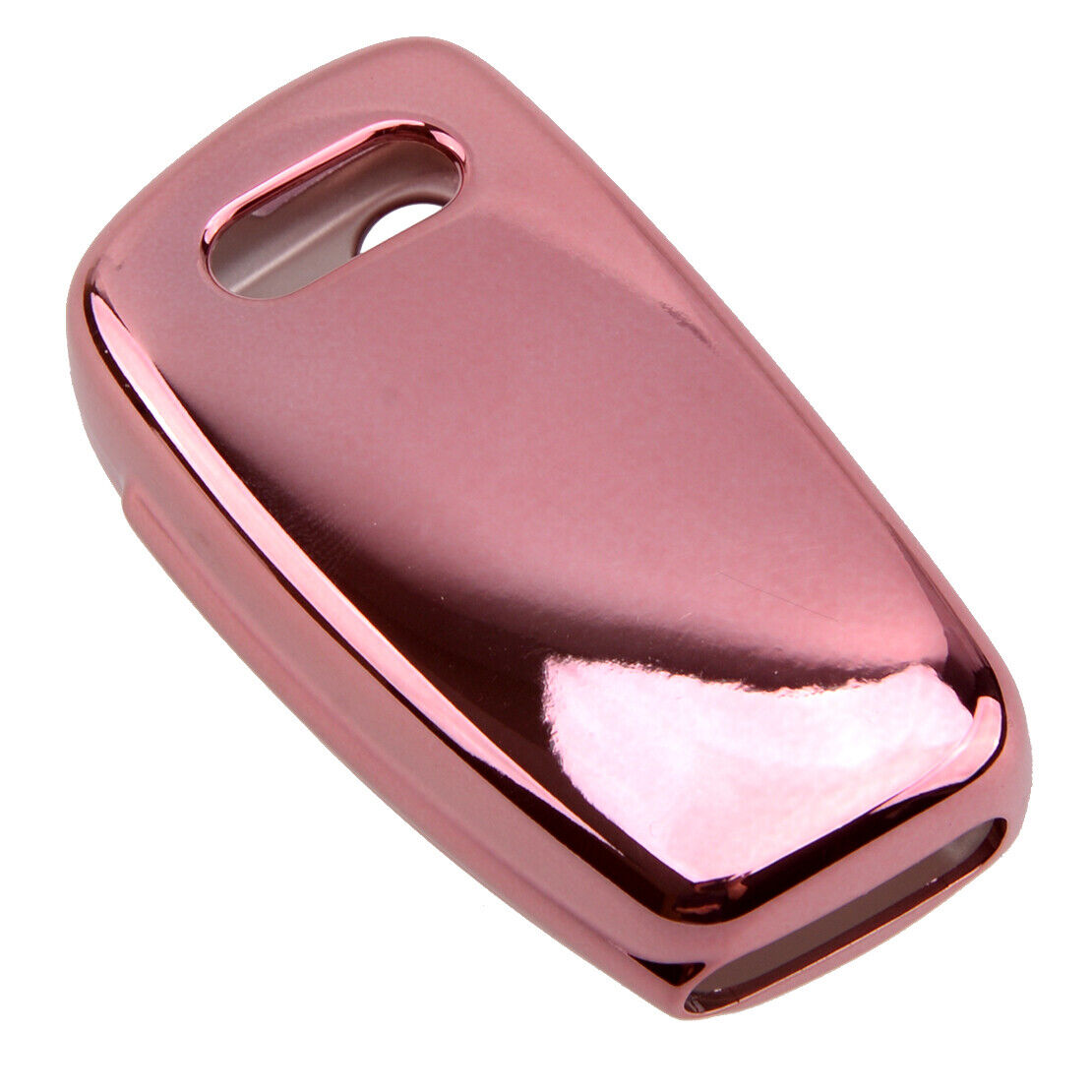 Soft TPU Pink Remote Flip Key Case Cover Shell Fob Fit For Audi A1 A3 S3 Q3 Q7