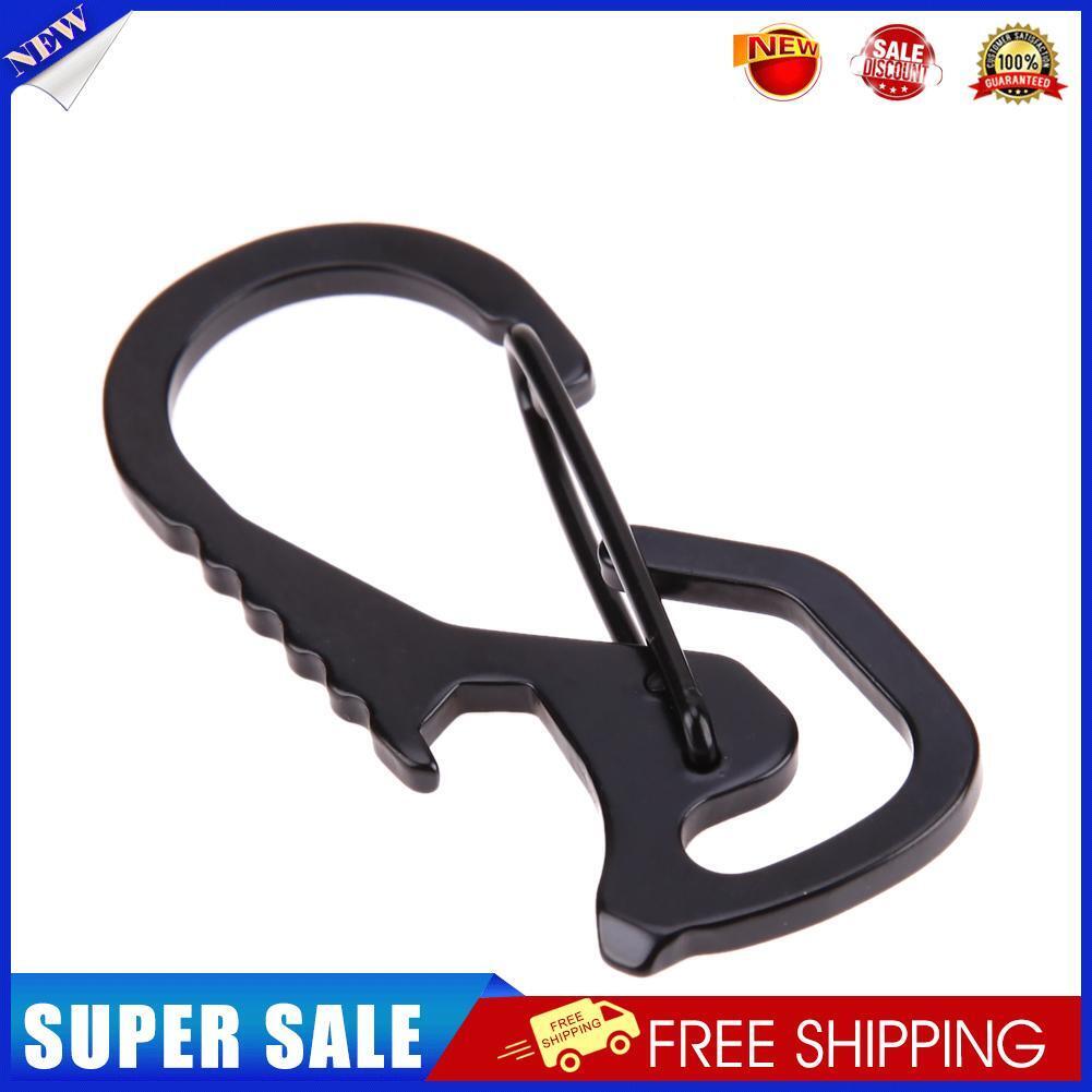 1Pc Stainless Steel Bottle Opener Cap Lifter Screwdriver Card Tool(Black)