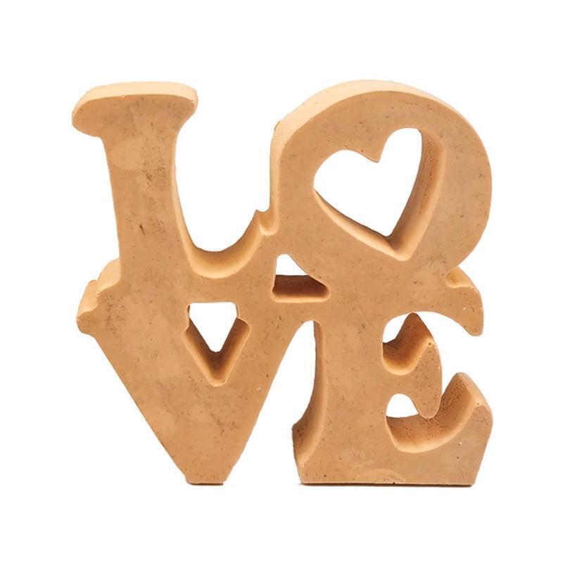 Love Heart Sign Letter Shape Silicone Mold for DIY Fondant Cake Chocolate Molds