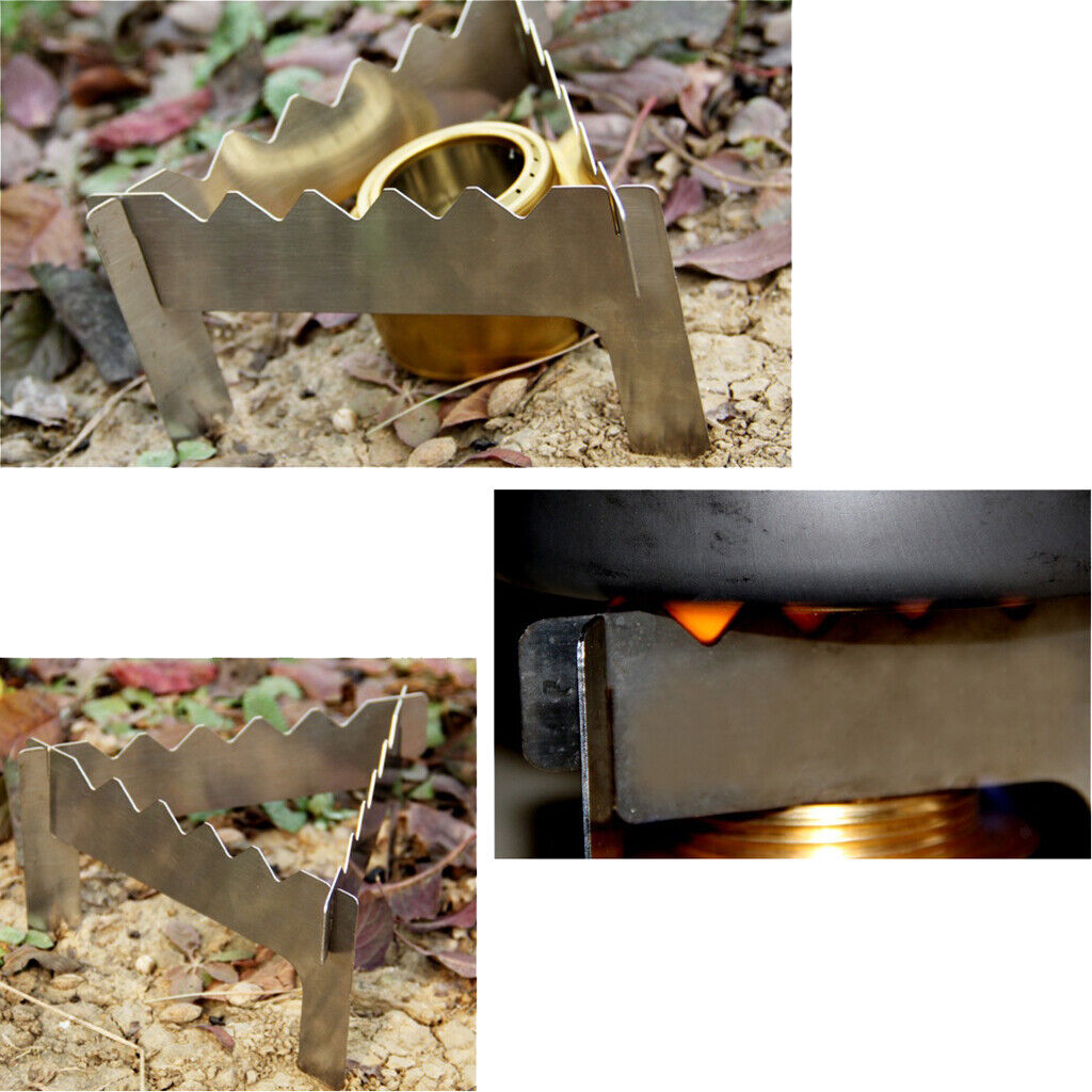 Outdoor Camping Folding  Stove Support Tripod Stand Bracket