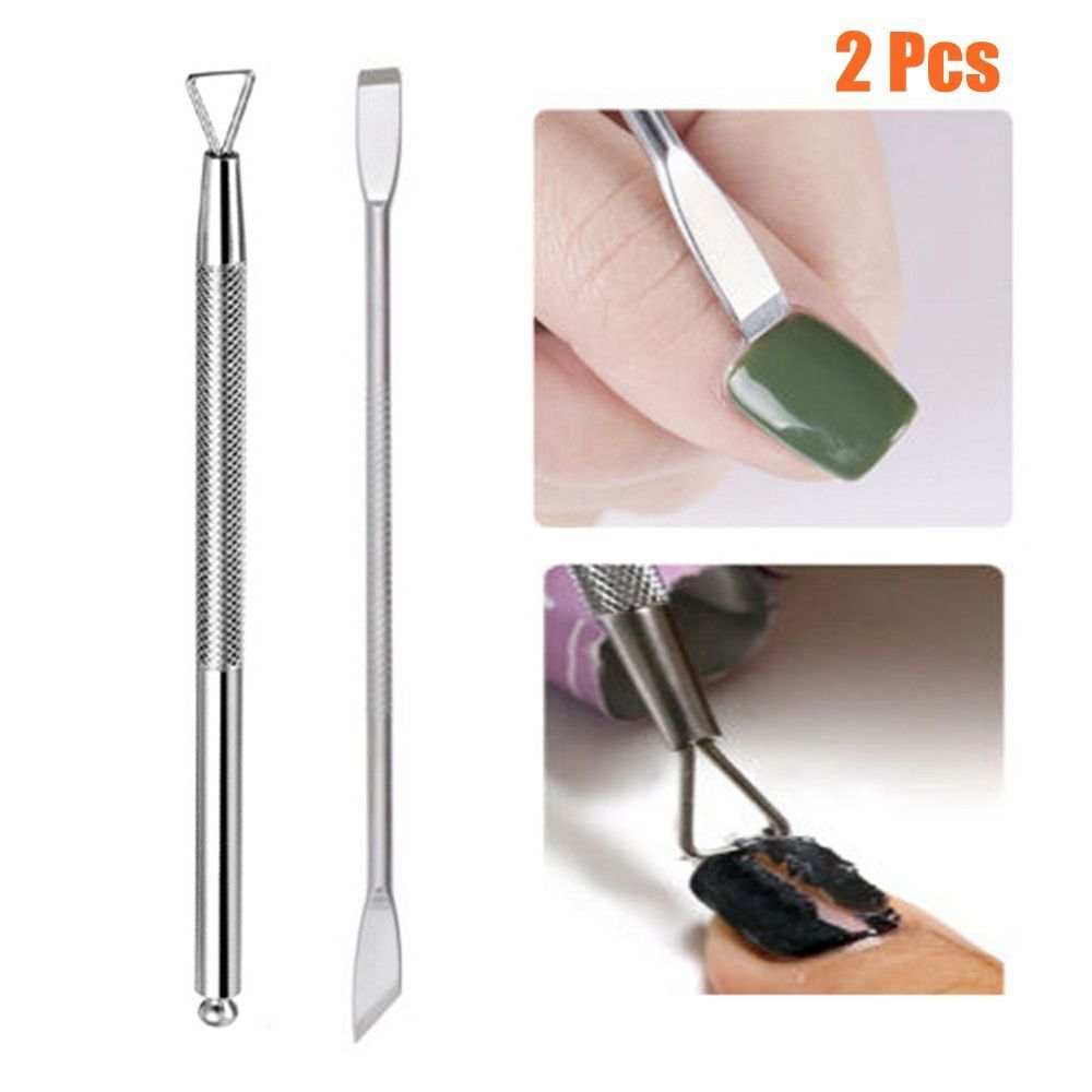 Stick Rod Set Dual-ended Cuticle Pusher Nail Gel Cleaner Nail Polish Remover