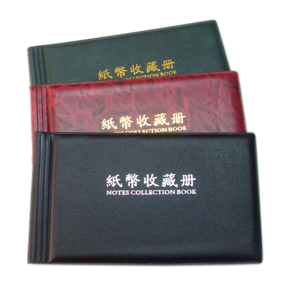 30 Paper Money Note Holders Collection Collecting Storage Pockets Album