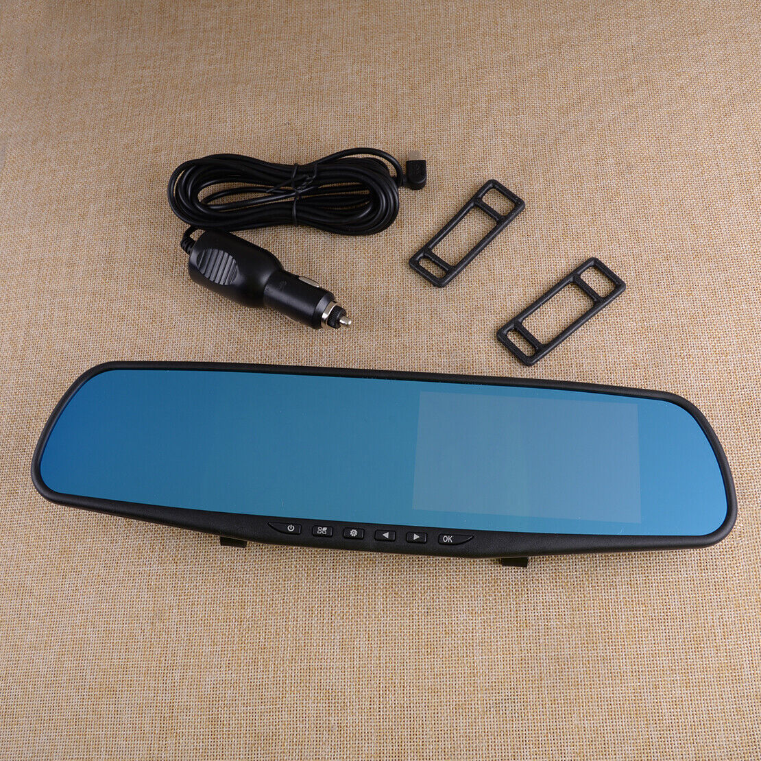 4.3" HD 1080P Car DVR Single Len Rear View Mirror Dash Cam Recorder