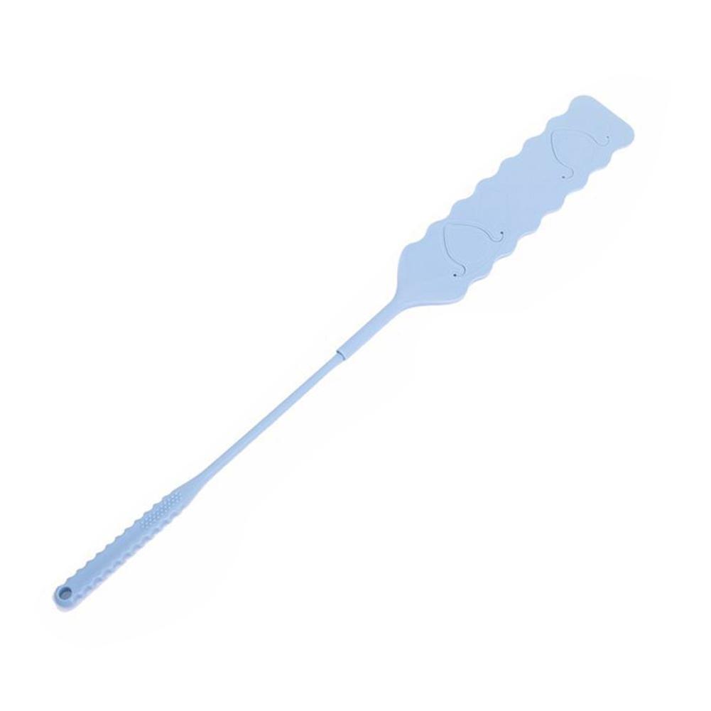 Long Handle Dust Brush Non-woven Household Bedroom Cleaning Tools (Blue)