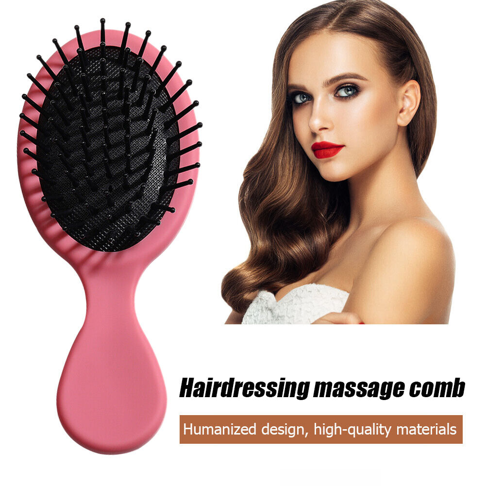 Kids Cute Air Cushion Comb Candy Color Airbag Hair Brush Hairdressing (Red)