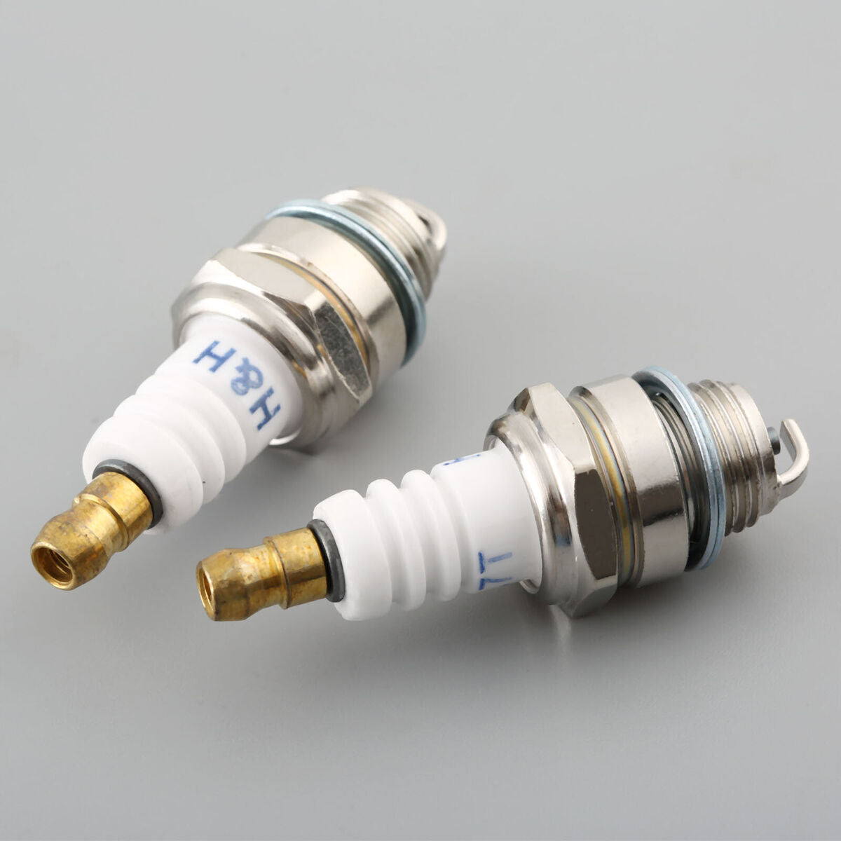 2pcs Grass Trimmer L7T Spark Plug 2 Stroke Brush Cutter Strimmer Spare Parts