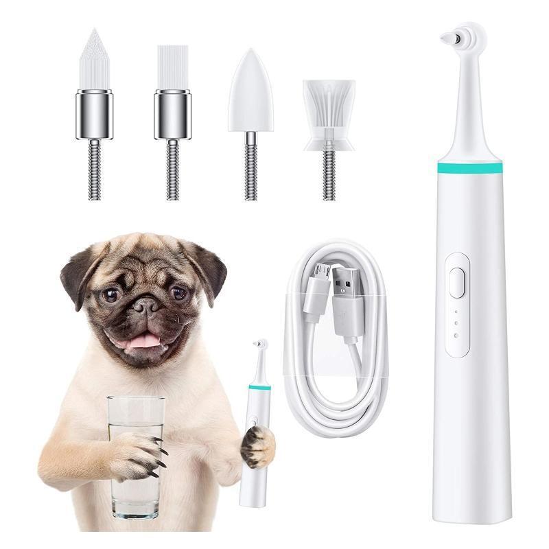 Pet Dental Care Kit Multiple Cleaning Methods Electric Easy to Use Durable Tools