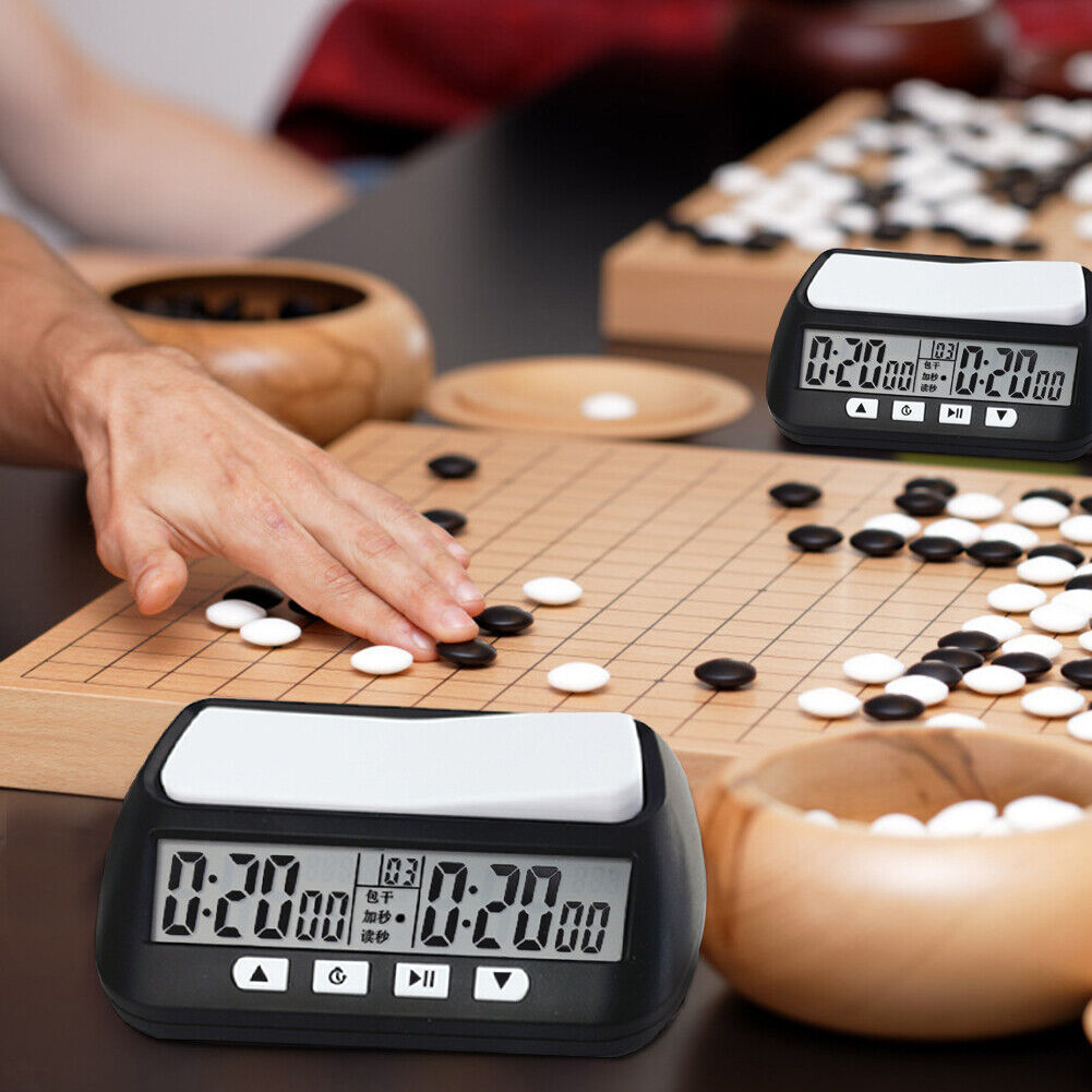 International Chess Clock Timer Digital Count Down Up Chess Game Stopwatch