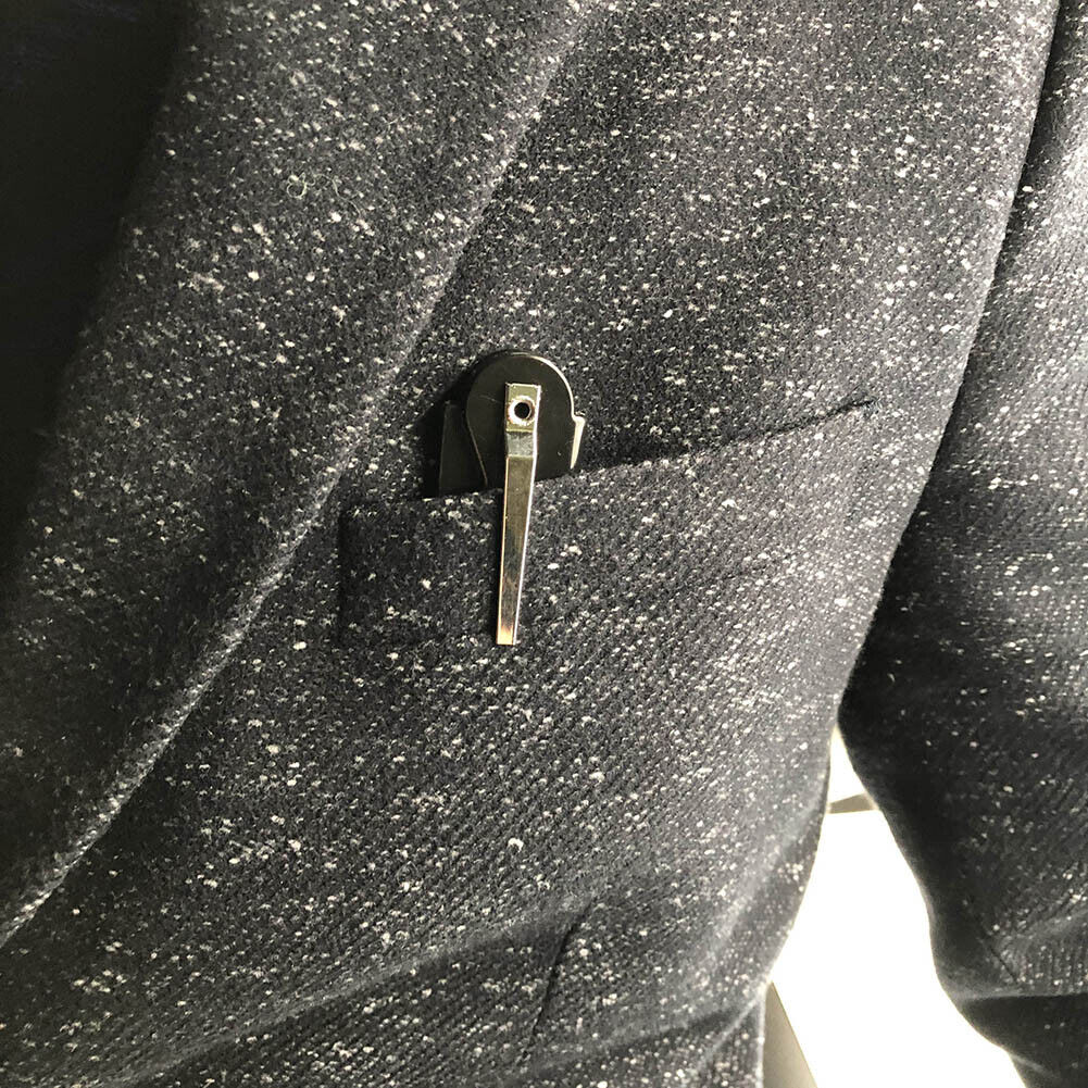 Man Woman Folding Portable Pocket Clip Beard Moustache Convenient Hair Comb