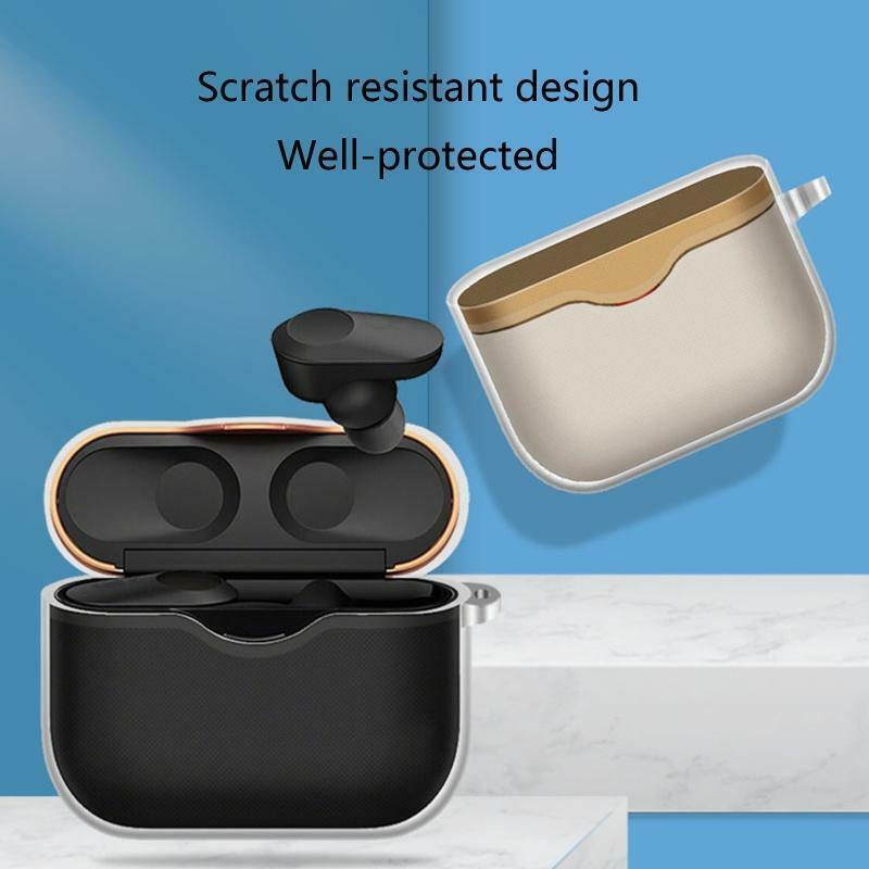for Sony WF 1000XM3 Shockproof Cover Durable Sleeve Anti-scratch Nonslip Housing
