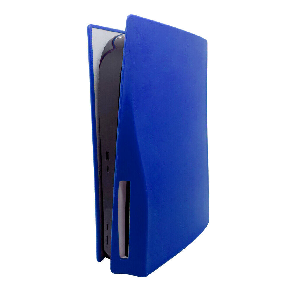Silicone Dustproof Protective Housing Cover for PS5 (Optical Drive Blue)