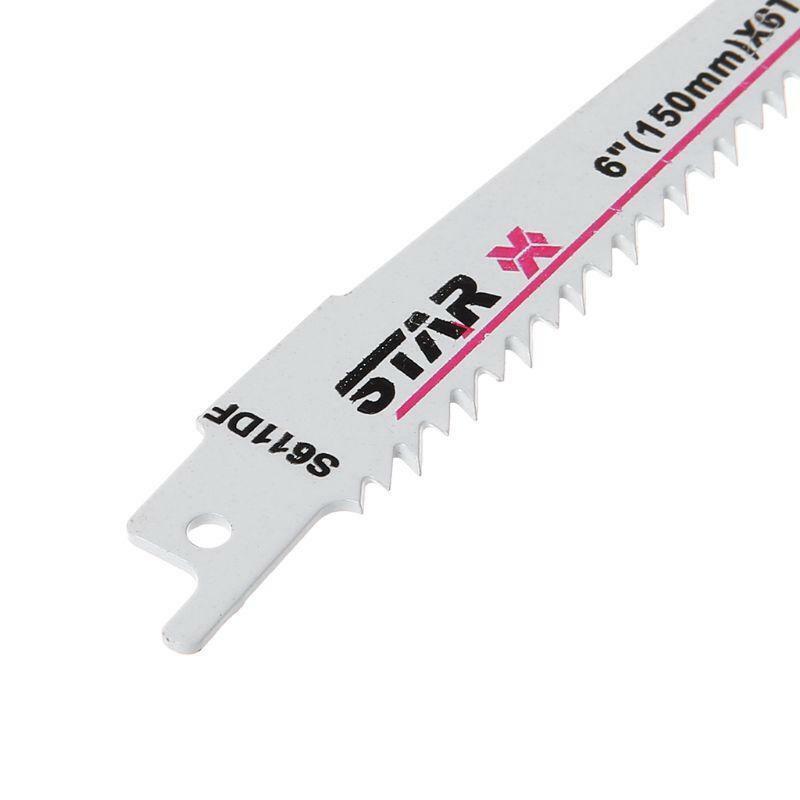 Bi-Metal S611DF 150mm  6" Reciprocating Saw Blade Effective For Cutting Wood
