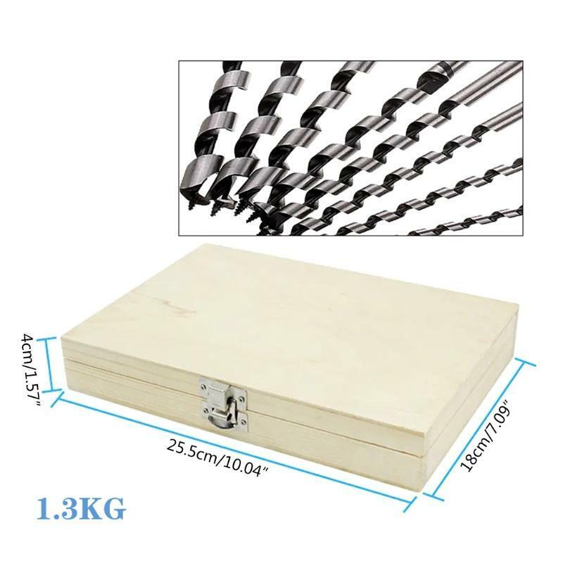 8Pcs Drilling Softwood High Carbon Steel Woodworking Support Drill 6~20mm