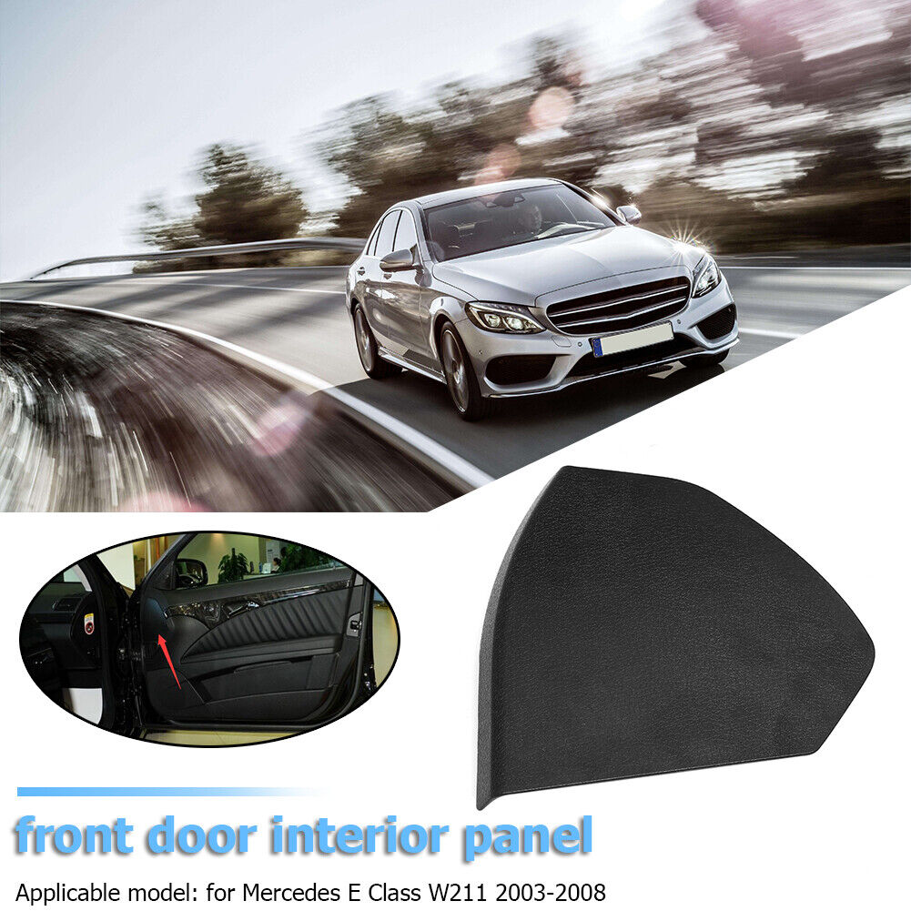 Car Right Front Door Cover Trim Shell for Benz E Class W211 03-08 (Black)
