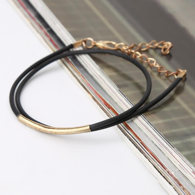 Chic Women Charming Double Layers Pendant Chain Necklace Choker Collar Jewelry