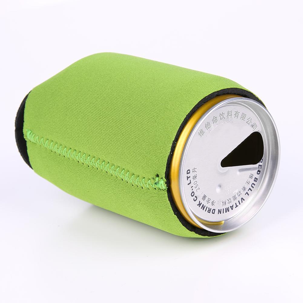 Beer Bottle Sleeve Neoprene Can Cola Cup Cover Case Thermal Bag (Green)