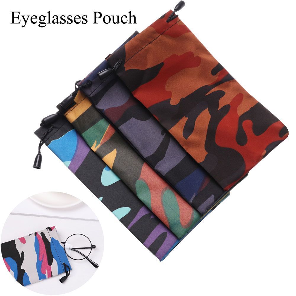 Soft Eyeglass Container Glasses Cloth Bags Reading Glasses Cases Eyewear Bag