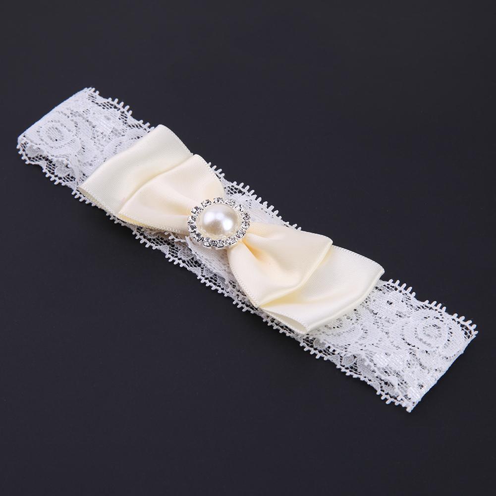 1pc Korean Baby Fashion Girls Photography Bowknot Headband Hair Band(Beige)