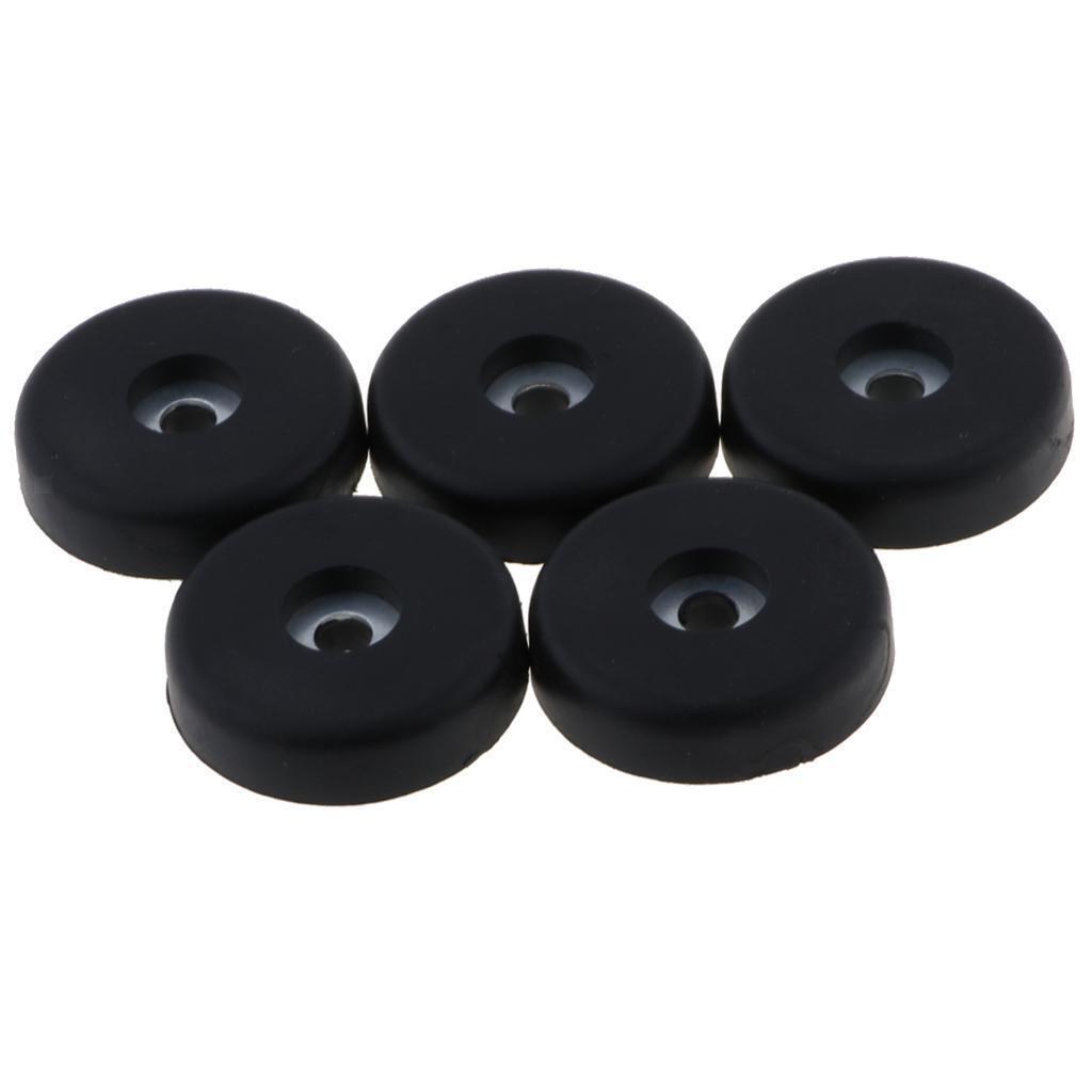 5 Pcs 40x10mm Round Rubber Feet Non-Slip Rubber Furniture Floor Pads Chair Leg