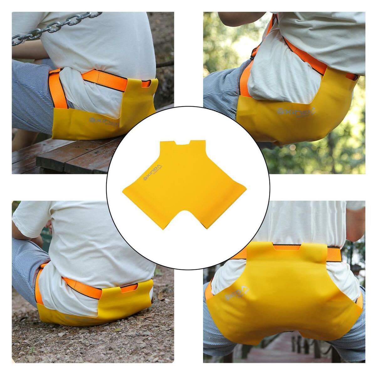 Thicken Climbing Harness Saddle  Rappelling Gear Body Fall  Half