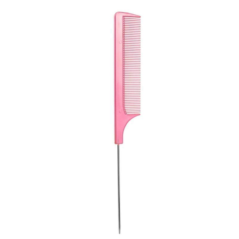 4pcs Rat Tail Comb Edge Brush Teasing Fluffy Hair Brush Styling for Women Kids