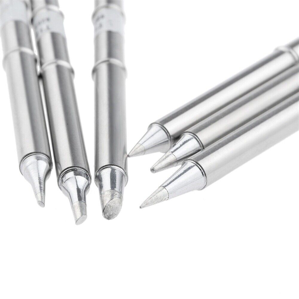 Replace 6Pcs Soldering Solder Iron Tips T12 Series Iron Tips Welding Repair Tool