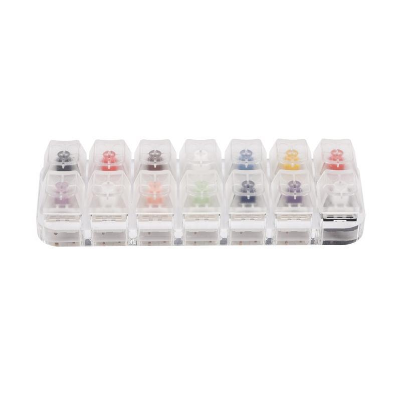 14 Key Caps Translucent Keycaps Testing Tool Kailh Box Switches Keyboard Tester