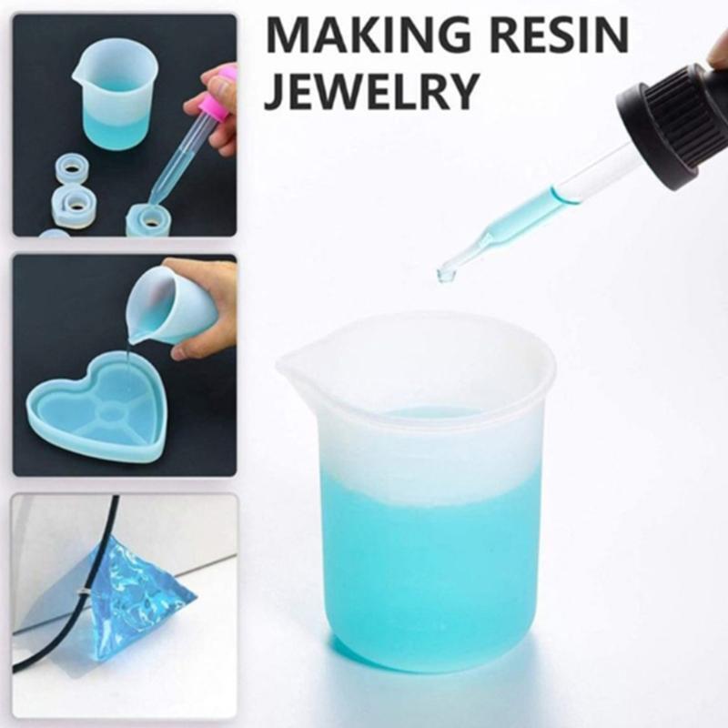 Diy Crystal Epoxy Mold 8 Piece Set Material Package Package Glue Tool Kit
