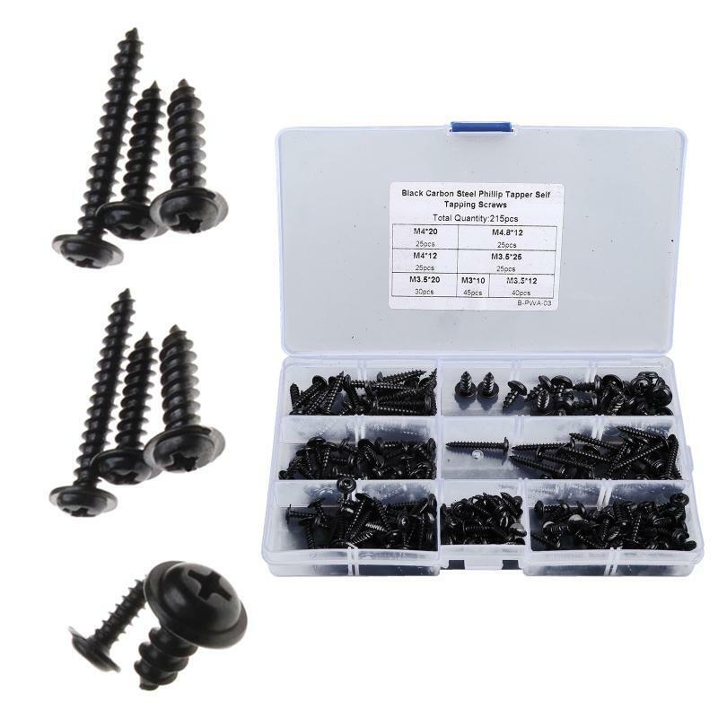 Furniture Screws Self Tapping Screw Set Assortment Kit M3/M4/M4.8 Cross Head