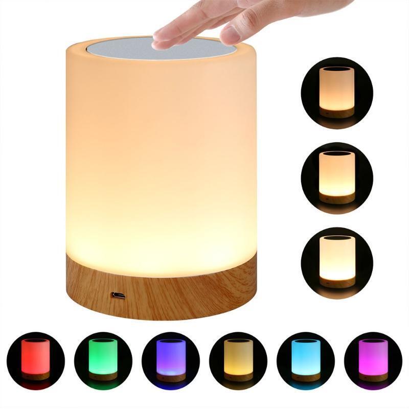 LED Night Light Bedside Lamp Mood Light Smart Touch Control Night Light