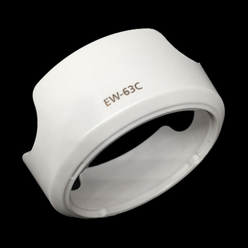 EW-63C for EF-S 18-55mm f/3.5-5.6 IS STM Camera Lens Hood Protection Bayonet