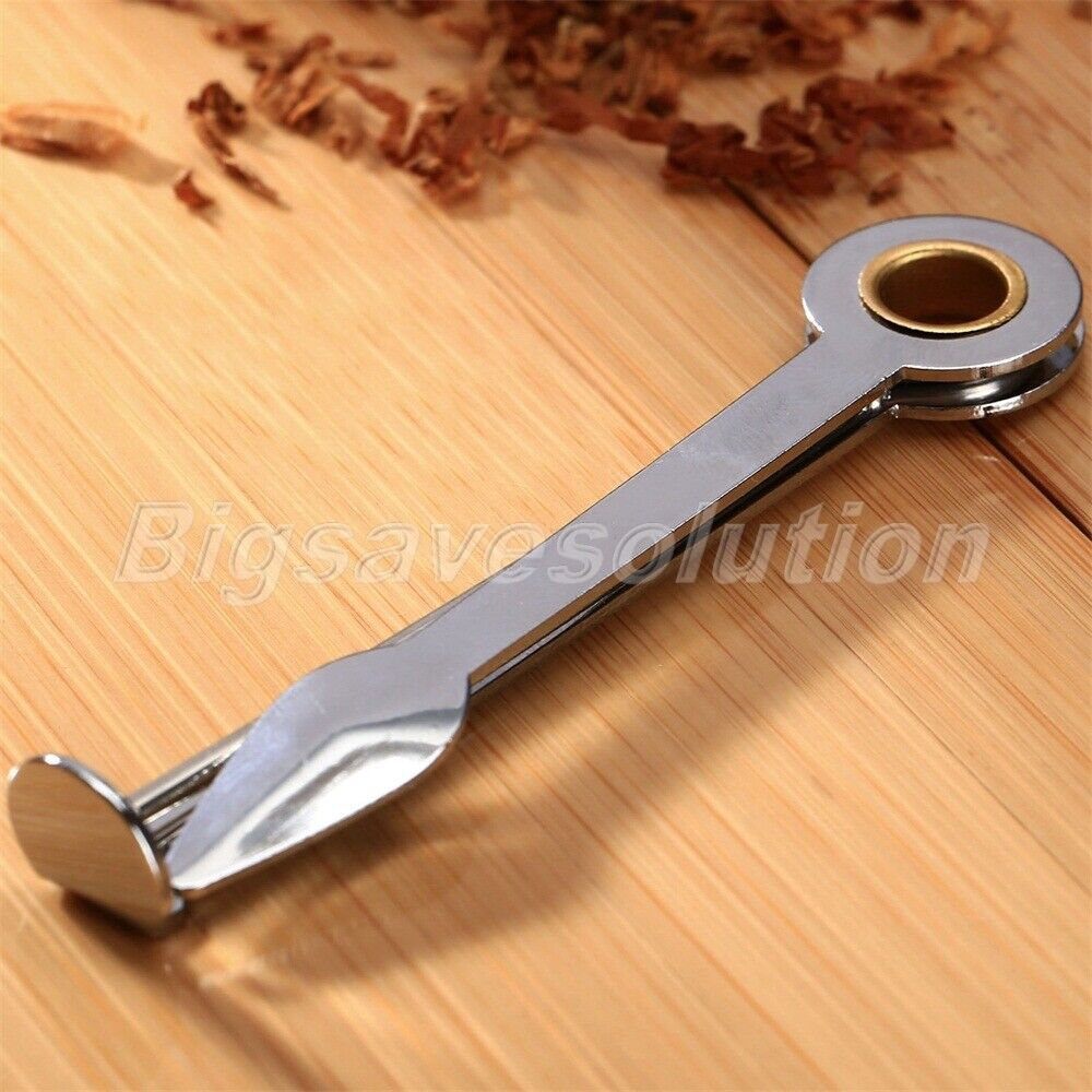8cm Len 3 in 1 Smoking Pipe Cleaning Cleaner Tool Reamers Tamper Stainless Steel