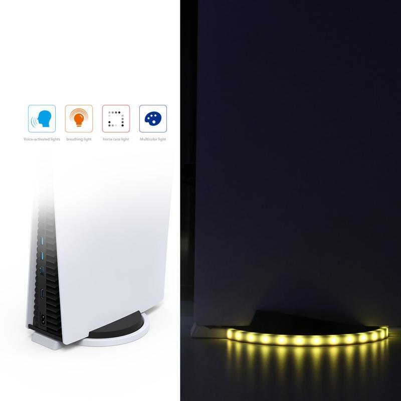 Light Stand Vertical Horizontal Station Holder forPS5 Host Game Console Accs