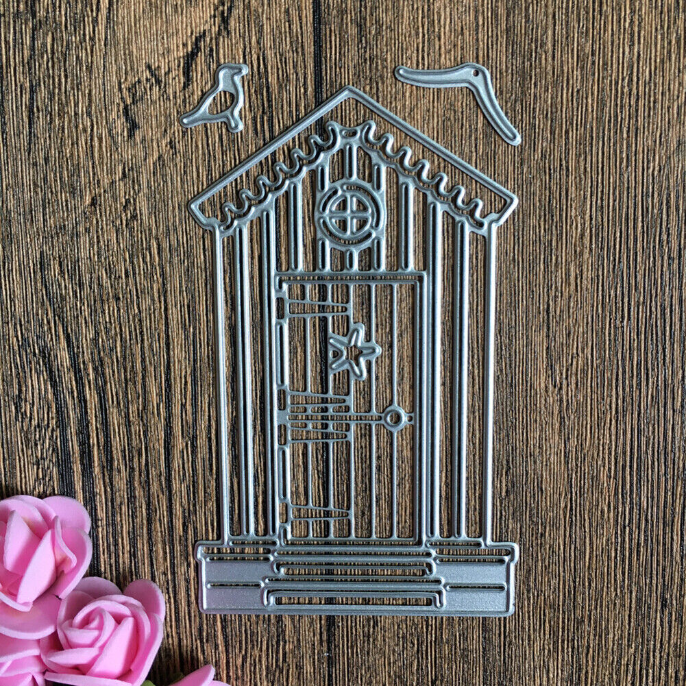 DIY House Embossing Metal Die Cutting Scrapbook Stencils Decorative Cards