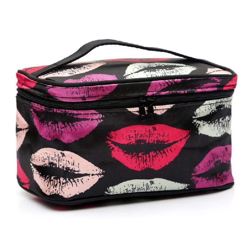 Women Travel Cosmetic Case Toiletry Makeup Handbag Organizer Storage Pouch Bag