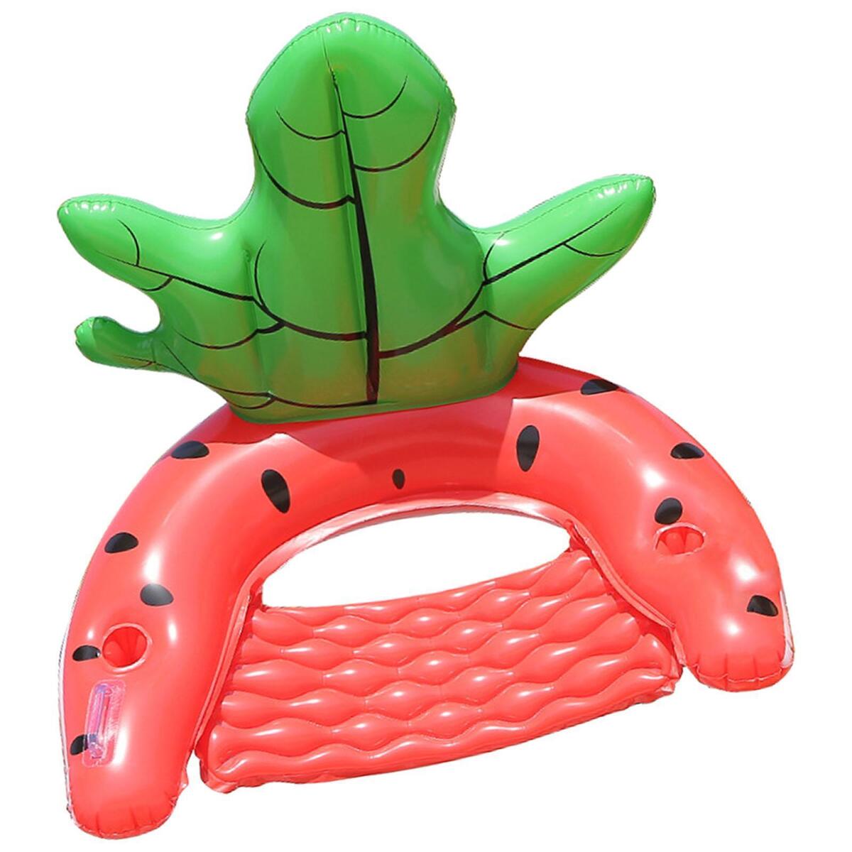 Watermelon Inflatable Pool Float Beach Float Chair with Handles for Beach