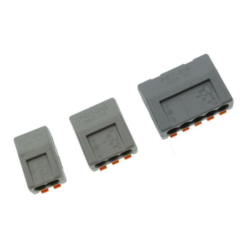 30 x Wire Conductor Quick Terminal Block Connectors Reusable Conductor 2/3/5 Way