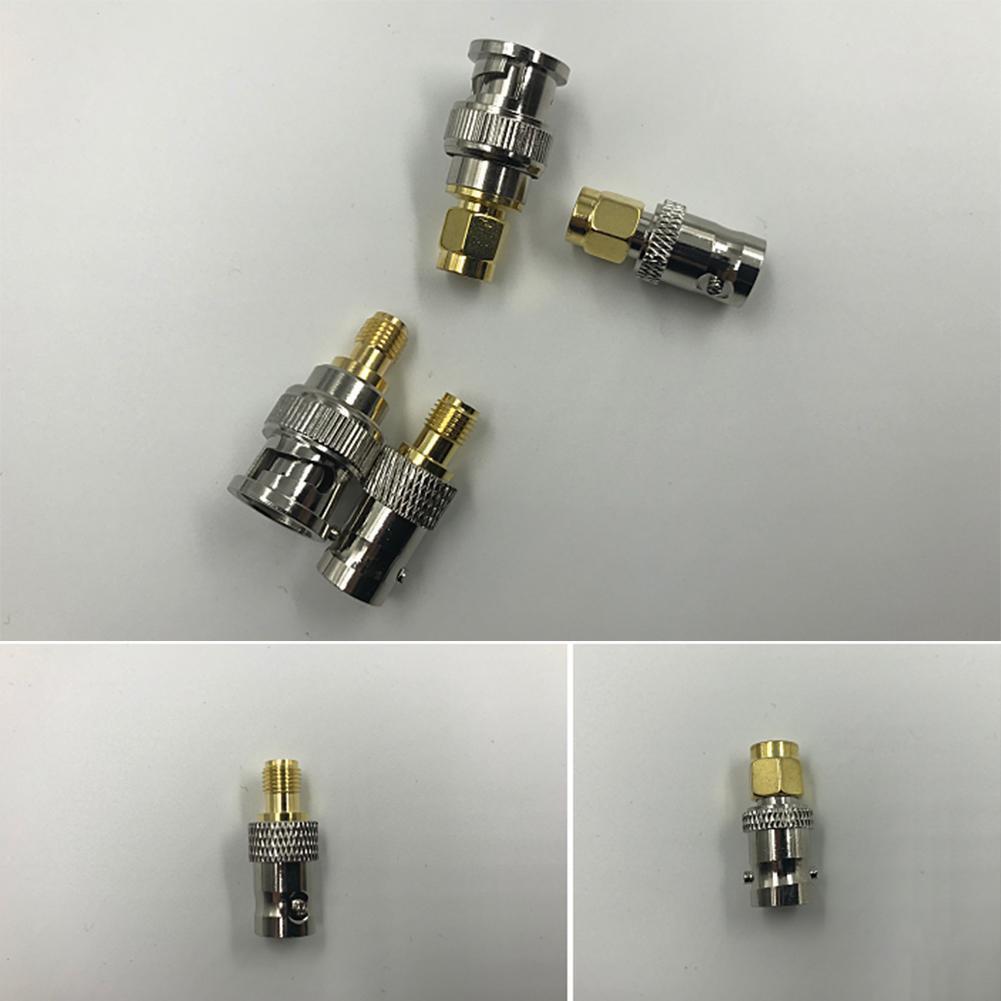 4pcs BNC Female to SMA Male Connectors Type RF Connector Adapter Converter