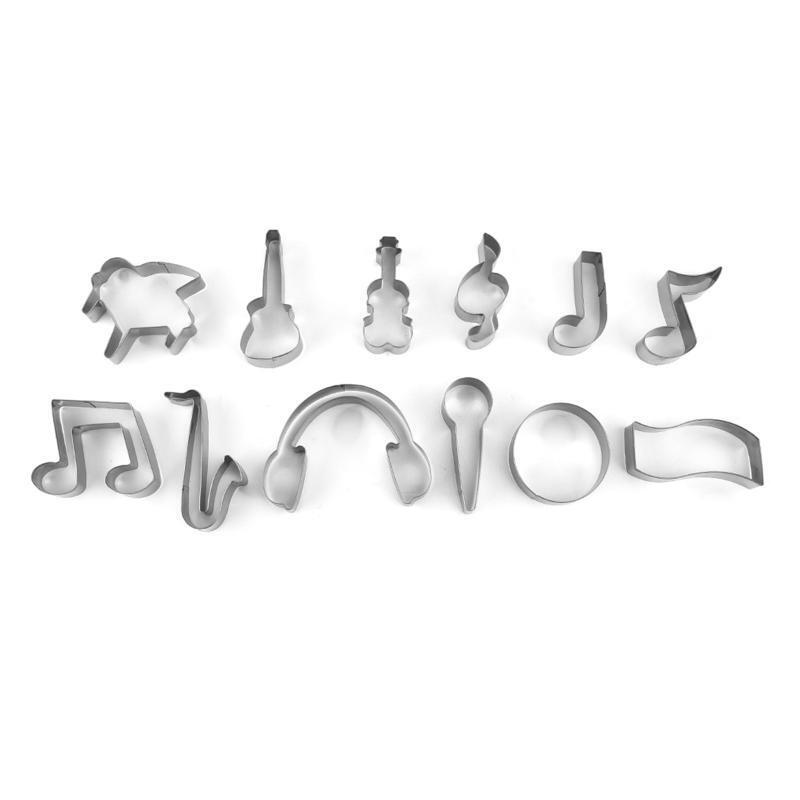 Set of 12 Stainless Steel Cookie Cutter Biscuit Mould Cookie Mold Biscuit Cutter