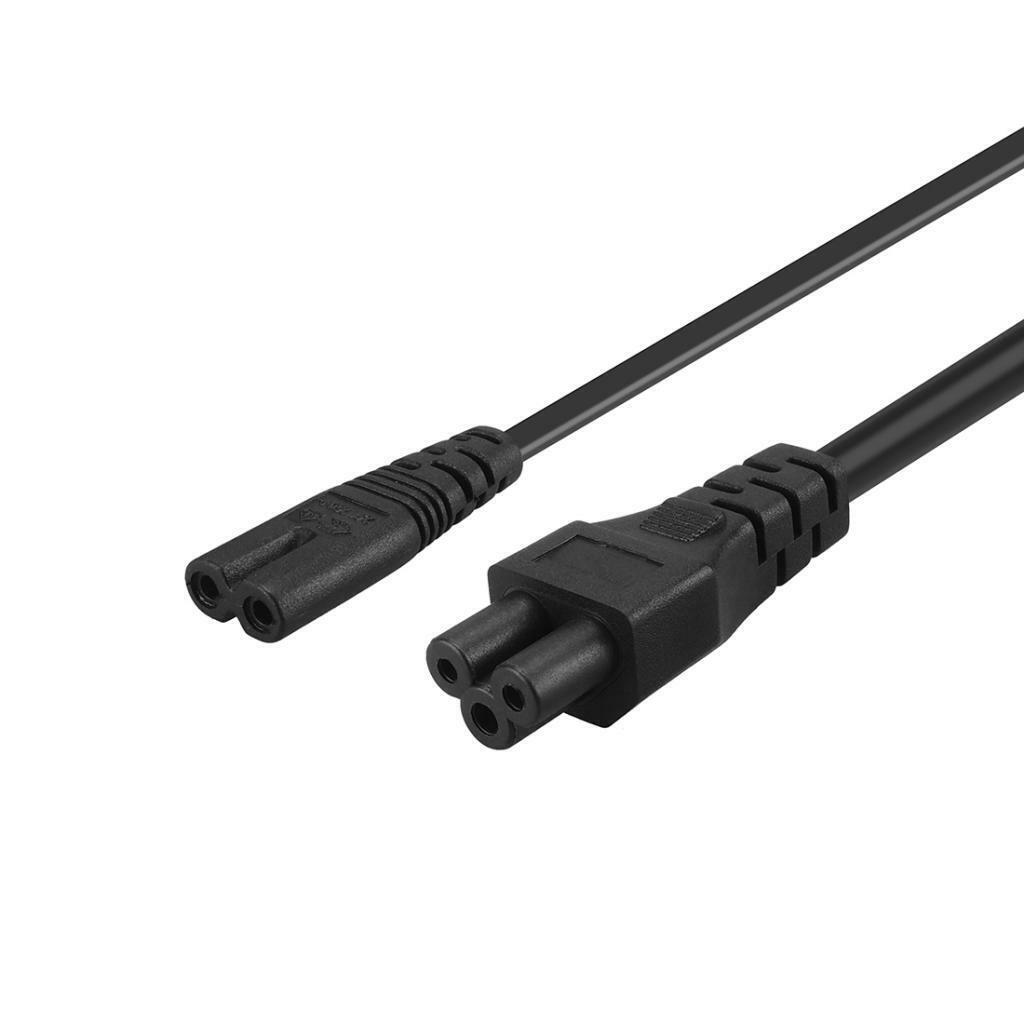 New IEC320-C14 TO C7+C5 Splitter AC  Extension 1-to-2 Cable 3-pin