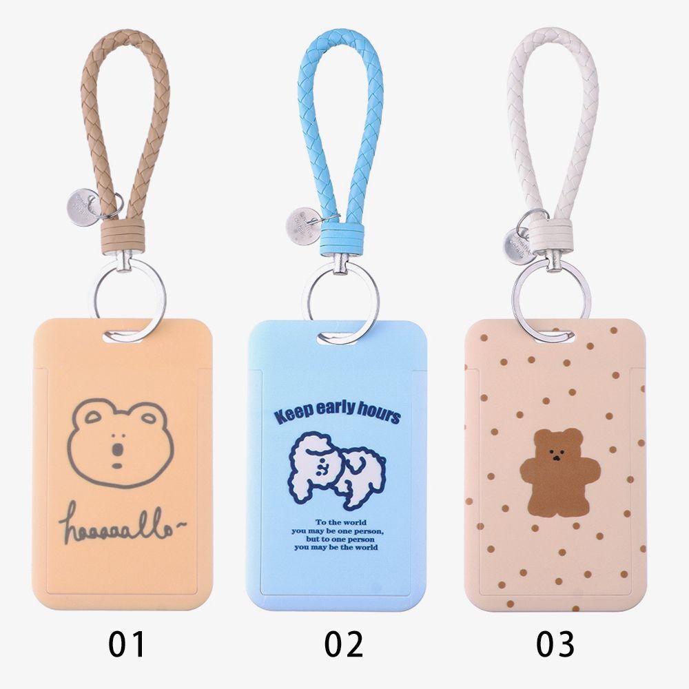 Cartoon Creative Bank Card ID Card Sleeve Credit ID Card Holder Protective Case