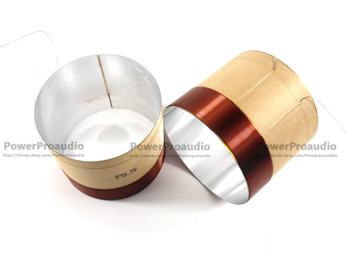 2Pcs (1Pair)75.5mm ASV Bass voice coil for MD Series Speaker 300w 8ohm