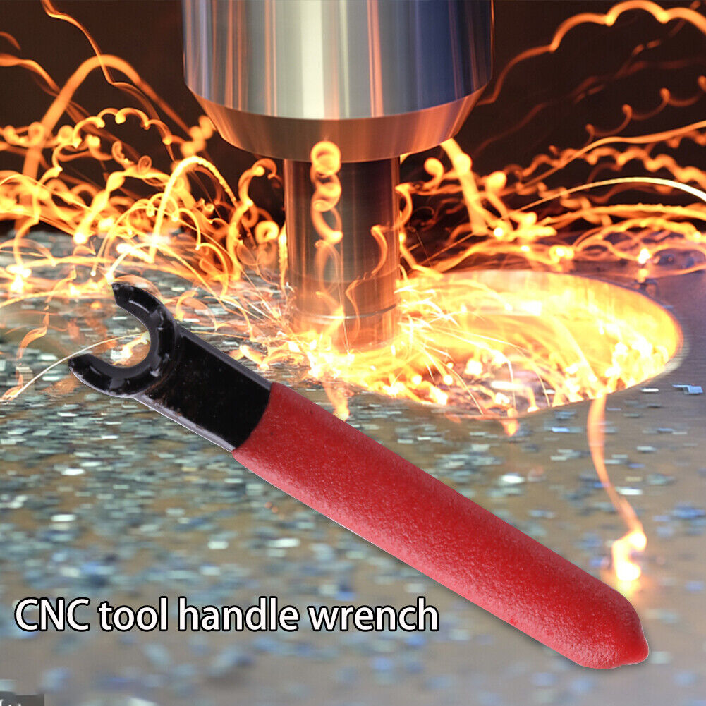 M Type CNC Milling Lathe Tools ER Spanner Chuck Spindle Nut Wrench (ER8M)