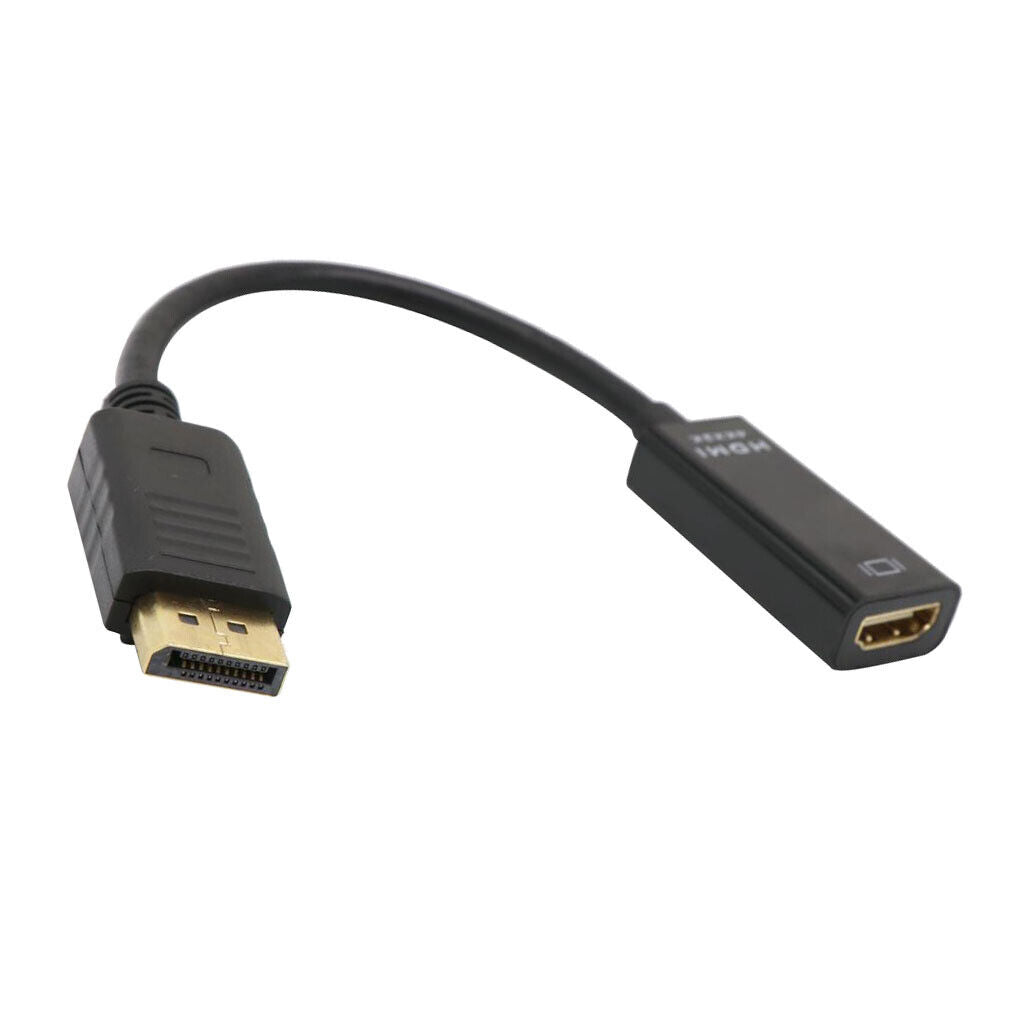 to HDMI Adapter 4K 60Hz Male to Female DP to HDMI Converter
