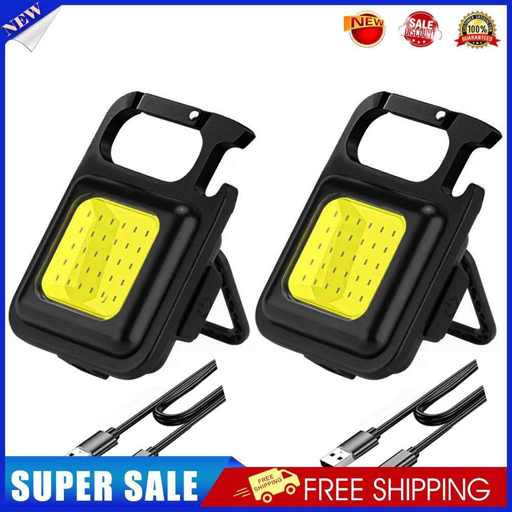 2pcs Flash Light Pocket Clip Mutifuction Portable Flashlight Pocket Light