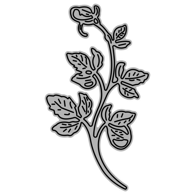 Small Grass Metal Carbon Steel Cutting Dies Handmade DIY Stencil Mold Embossing